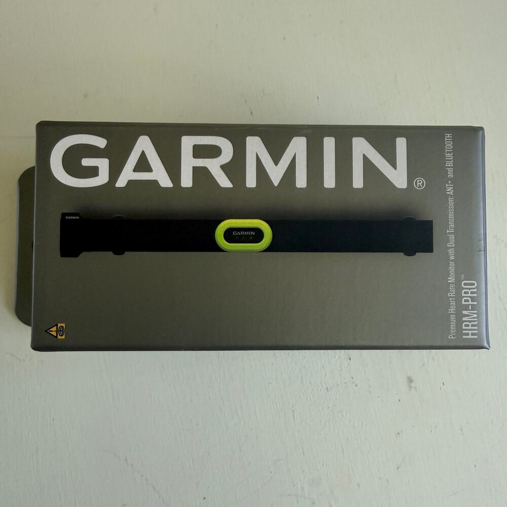 Garmin HRM-Pro Premium Heart Rate Monitor Chest Strap ANT+ Bluetooth NEW